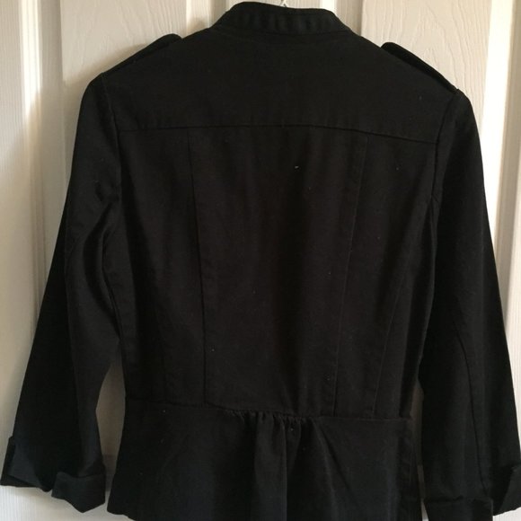 Classic jacket with officer collar for women - Picture 2 of 2